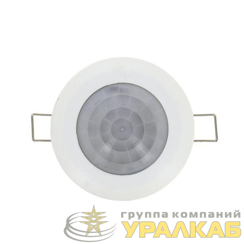 Датчик движения (ИК) MS-100 (ДД) встраив. 1200Вт 360град. до 6м IP20 EKF dd-ms-100 детальная картинка