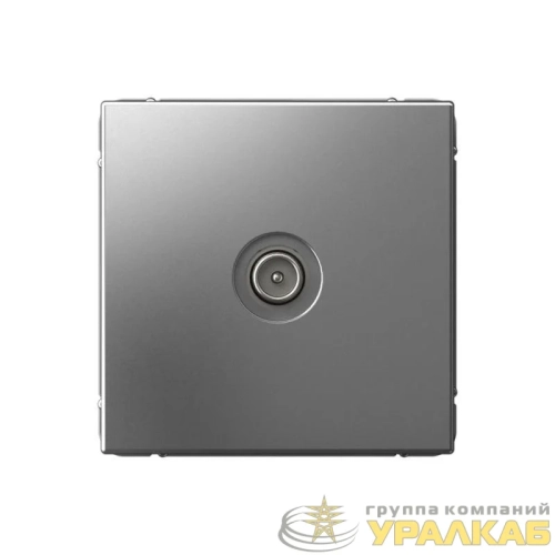 Розетка телевизионная проходная TV ArtGallery 4дБ механизм сталь SE GAL000992 детальная картинка