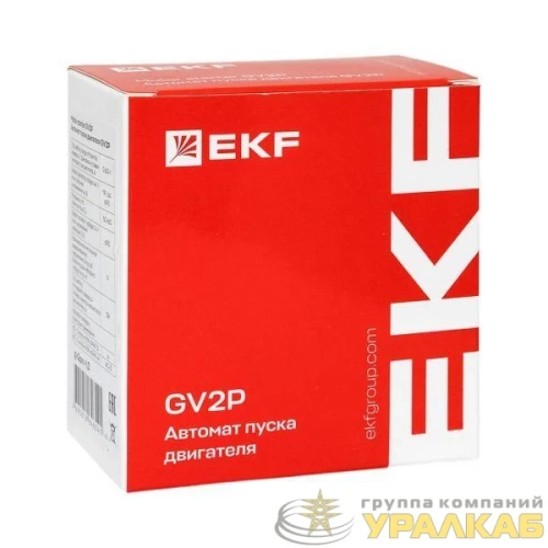 Выключатель автоматический для защиты двигателя GV2P 0.63-1А EKF gv2pm-1.0