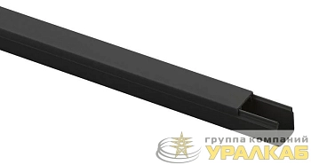 Кабель-канал 12х12 L2000 черн. KK-B-12-12 Эра 