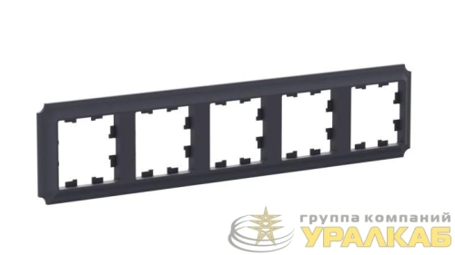 Рамка 5-м AtlasDesign Antique универс. карбон SE 