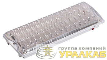 Светильник светодиодный ДПА 2104 60LED IP20 4ч аварийный аккум. IEK LDPA0-2104-60-K01