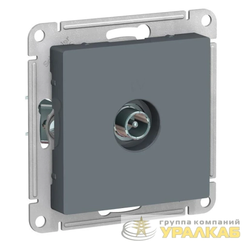 Механизм розетки TV оконечной AtlasDesign 1DB грифель SchE ATN000791 детальная картинка