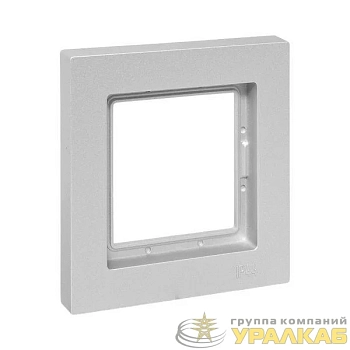Рамка 1-м Эпика IP44 пластик алюм. EKF 