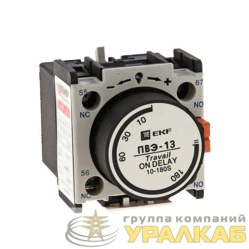 Приставка ПВЭ 13 10-180сек NO+NC EKF ctr-st-13 детальная картинка
