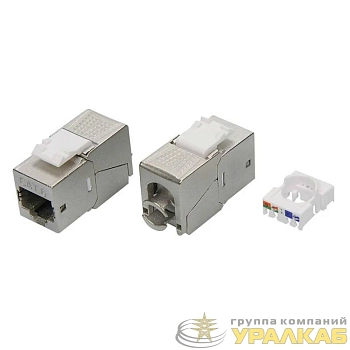 Модуль Keystone RJ45 CAT6 экранир. 90град. (форм-фактор S19) серебр. DKC RNK6F90TL