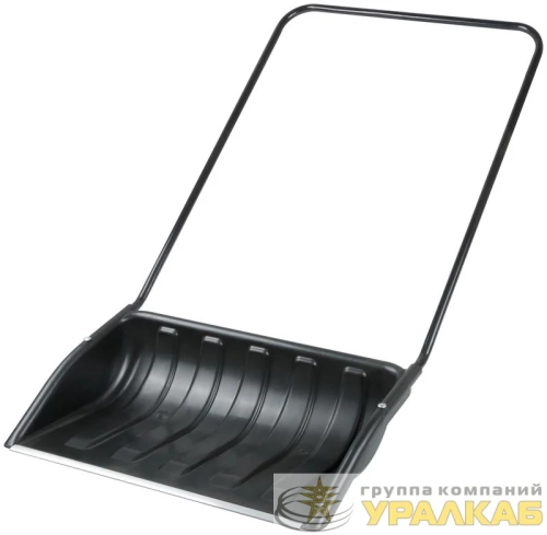 Скрепер для уборки снега пластиковый металлическая ручка 700x465x1360мм КУРС 68135 детальная картинка