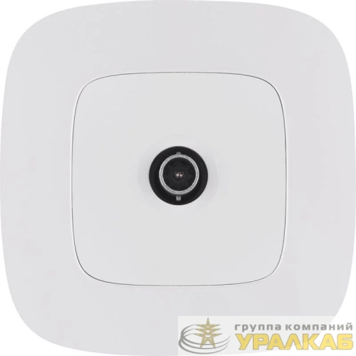 Розетка телевизионная TV 1-м Valena Allure 0-2400МГц с топологией "звезда" с лицев. панелью механизм бел. Leg 