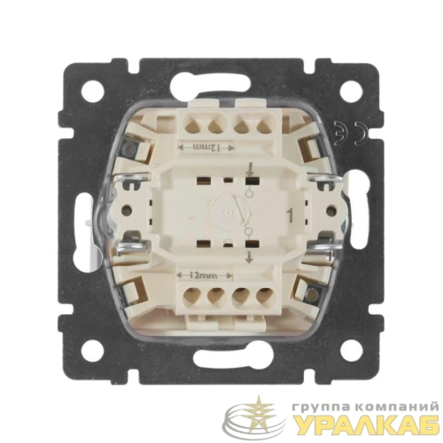 Выключатель 1-кл. СП Valena 10А IP31 250В механизм сл. кость IEK 774301 детальная картинка