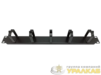 Органайзер кабельный 19дюйм 1U 5 колец черн. TOKOV ELECTRIC TKE-CM-1U-5PR