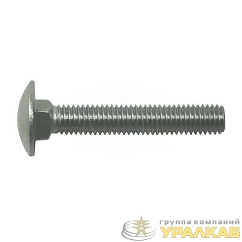 Болт 6х80 с полусферической головкой и квадратным подголовником DIN 603 EKF 