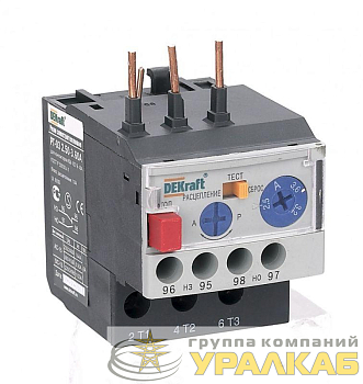 Реле тепловое РТ-03 0.90-1.20А для контакторов 09-18А DEKraft 23107DEK