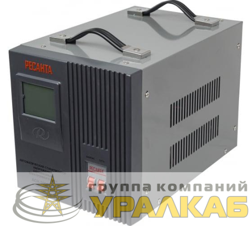 Стабилизатор напряжения АСН-3000/1-Ц 1ф 3кВт IP20 релейный Ресанта 63/6/5