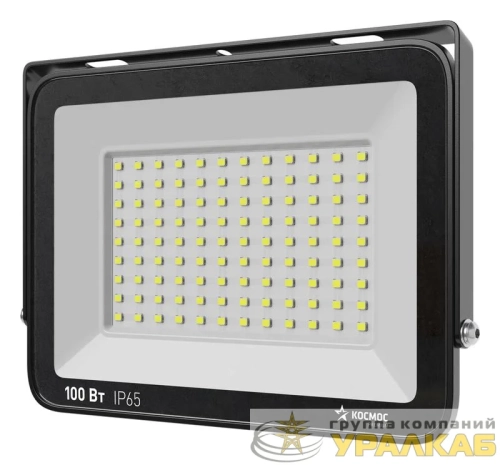 Прожектор светодиодный PREMIUM 100Вт 6500К 10000лм IP65 КОСМОС KOS_PR_LED_100 детальная картинка