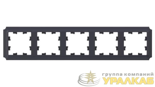 Рамка 5-м AtlasDesign Antique универс. карбон SE 
