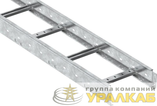 Лоток лестничный 150х300 L6000 сталь 1.5мм HDZ LESTA IEK CLM40-150-300-6-150-HDZ детальная картинка