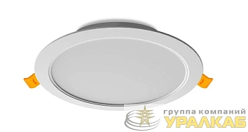 Светильник светодиодный PLED DL7 WH Downlight 18Вт 4000К 170х26мм IP54 ДВО встраив. Pro JazzWay 