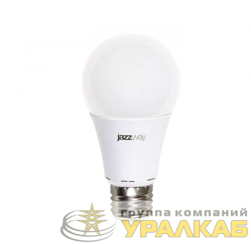 Лампа светодиодная PLED-ECO-A60 7Вт грушевидная 5000К холод. бел. E27 570лм 230В JazzWay 1033192