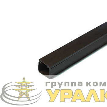 Кабель-канал 16х16 L2000 с двойным замком пластик венге Урал Пак КК-4816016-140