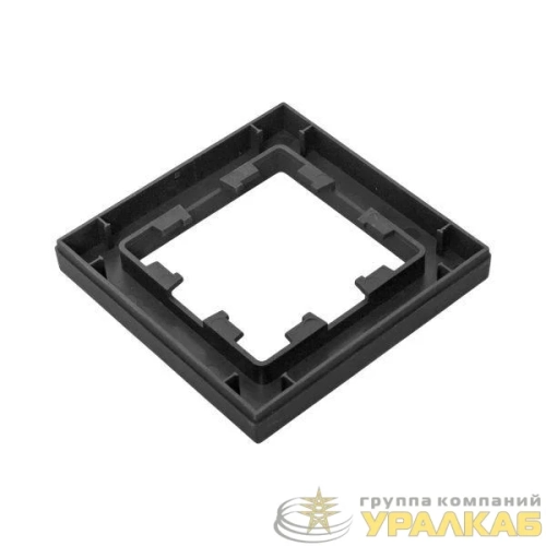 Рамка 1-м Эпика пластик черн. EKF 