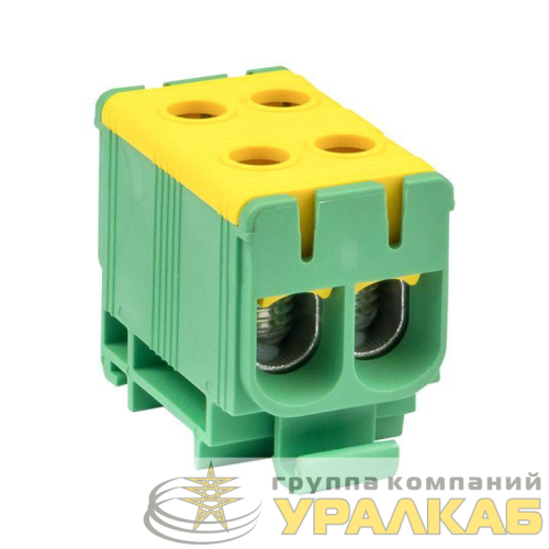 Клемма силовая вводная двойная КСВ 16-50кв.мм желт./зел. EKF plc-kvs2-16-50-y-green