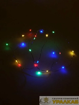 Гирлянда "Нить" LDM020M-BO 20RGB минидиодов 1.9м IP20 SHLights 4690601042125