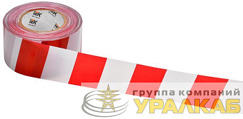 Лента ЛО-250 (50мм-35мкм) красн./бел. 250м IEK UST10-250-050-035-K58