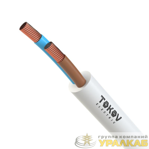 Провод TOKOV ELECTRIC ПВС 2х0.75 380В Б (бухта) (м) 