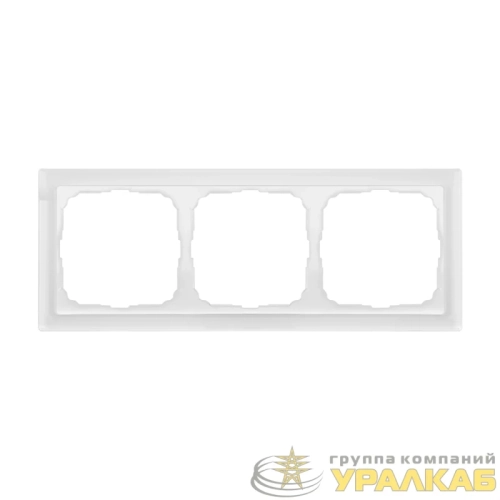 Рамка 3-м ArtGallery Pure органич. стекло бел. SE 