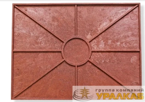 Плита для закрытия кабеля ПЗК "ОСТОРОЖНО КАБЕЛЬ" 360х480х16 Synergy 