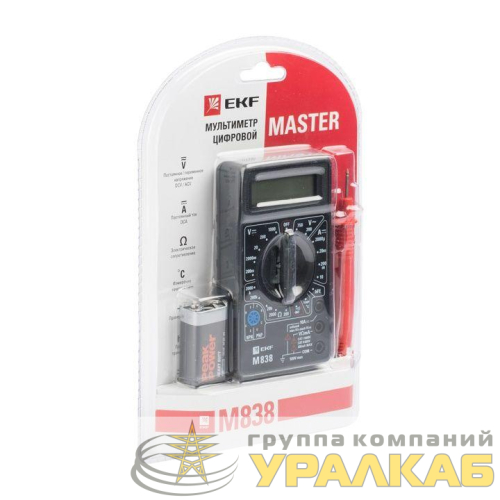Мультиметр цифровой M838 Master EKF In-180701-bm838 детальная картинка