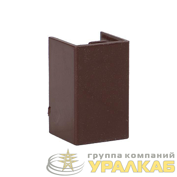 Соединитель 16х16 под темн. дерево Plast PROxima (уп.4шт) EKF 