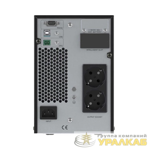 Источник бесперебойного питания Онлайн для Small Tower 1000 ВА/900Вт 1/1 2xSchuko EPO USB RS-232 RJ45 3х7А.ч DKC 