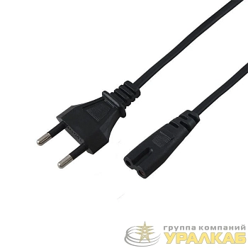 Шнур сетевой 1.8м 2x0.5кв.мм Rexant 