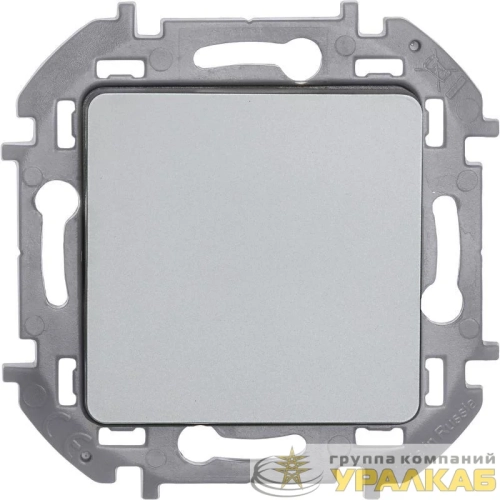 Выключатель 1-кл. Inspiria 10А IP20 250В 10AX механизм алюм. IEK 673602 детальная картинка