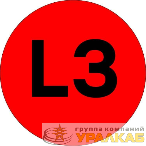 Наклейка "L3" d20мм PROxima EKF an-2-15-2 детальная картинка