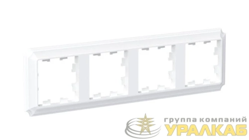 Рамка 4-пост. AtlasDesign Antique универс. бел. SE ATN100104 детальная картинка