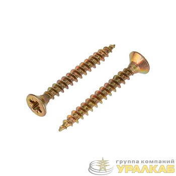 Саморез универсальный 4х30 желт. цинк (уп.250шт) Kranz 