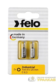 Бита Industrial TX 9х25 на блистере (уп.2шт) FELO 02609036