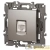 Розетка компьютерная Elegance 14-3107-16 RJ45 титан Эра 