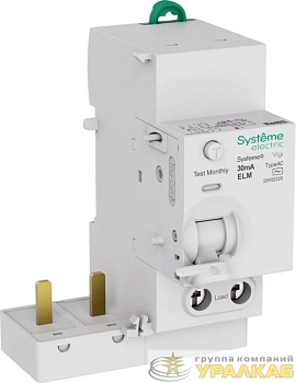 Блок дифференциального тока 2п 25А 30мА тип AC Systeme9 130В SE S9V62225