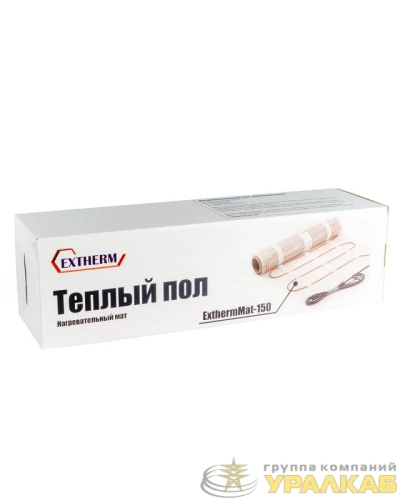 Комплект "Теплый пол" (мат) двухжил. 150Вт/кв.м 450Вт 6х0.5м 3кв.м ExthermMat 150-450-3.0 детальная картинка