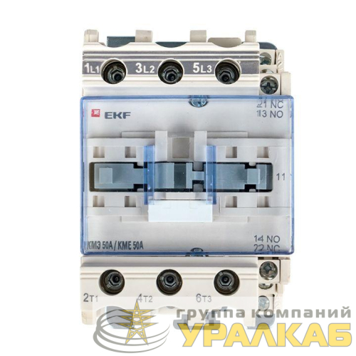 Контактор КМЭ 50А кат. 220В AC 1НО+1НЗ EKF ctr-s-50-220 детальная картинка