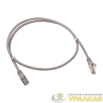 Патч-корд кат.5E FTP экранир. LSZH сер. 2.0м TERACOM PRO EKF TRP-5EFTP-LSH-2M-GY