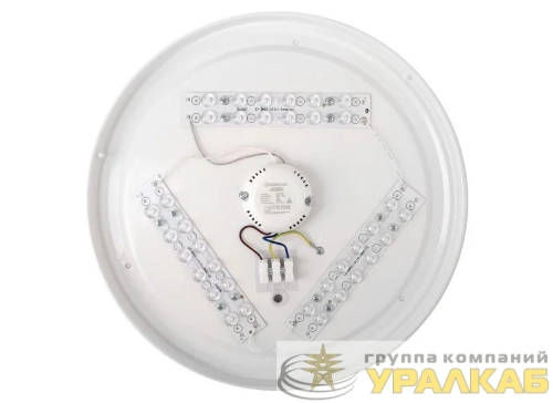 Светильник светодиодный LBS-8732 32Вт Flat silver настенно-потолочный Ultraflash 15160 детальная картинка