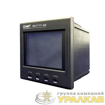 Прибор измерительный многофункциональный PD7777-8S3 3ф 5А RS-485 120х120 LCD дисплей 380В CHINT 765170