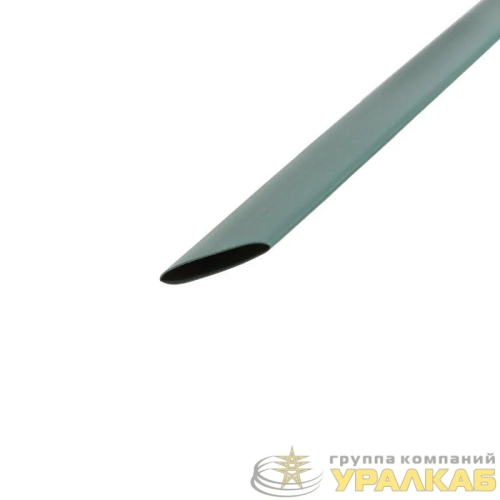 Трубка термоусадочная ТУТ нг 20.0/10.0 зел. 1м REXANT 