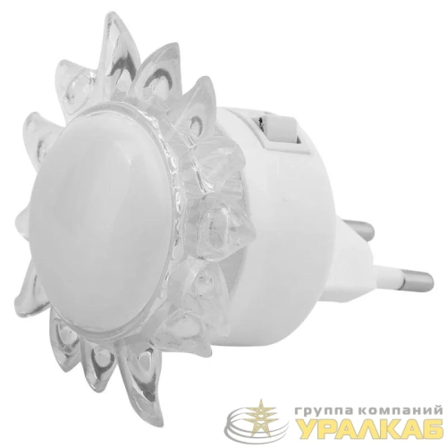 Светильник светодиодный ночник LED "Солнце" RGB 220В Camelion NL-257 