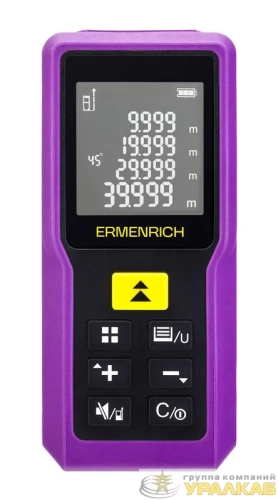 Рулетка лазерная Reel PRO GM100 фиолет. Ermenrich 