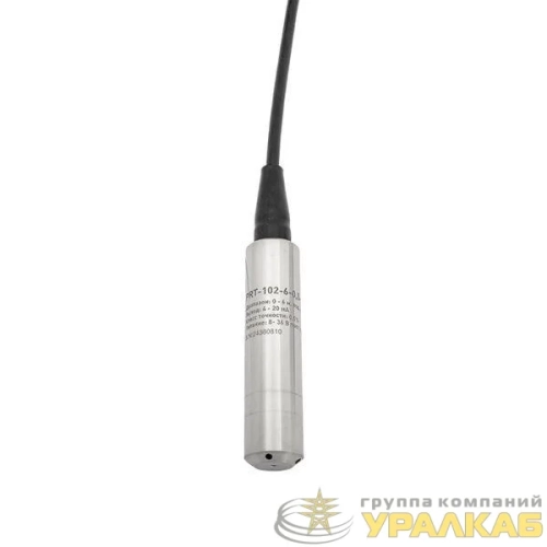 Датчик уровня погруж. (гидростат) 0-6м вод.ст. 0.5% кабель 10м EKF PRT-102-6-0.5-10 детальная картинка
